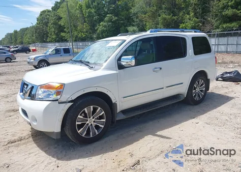 2015 Nissan Armada Sl из США, поврежденный, VIN 5N1BA0ND5FN609920